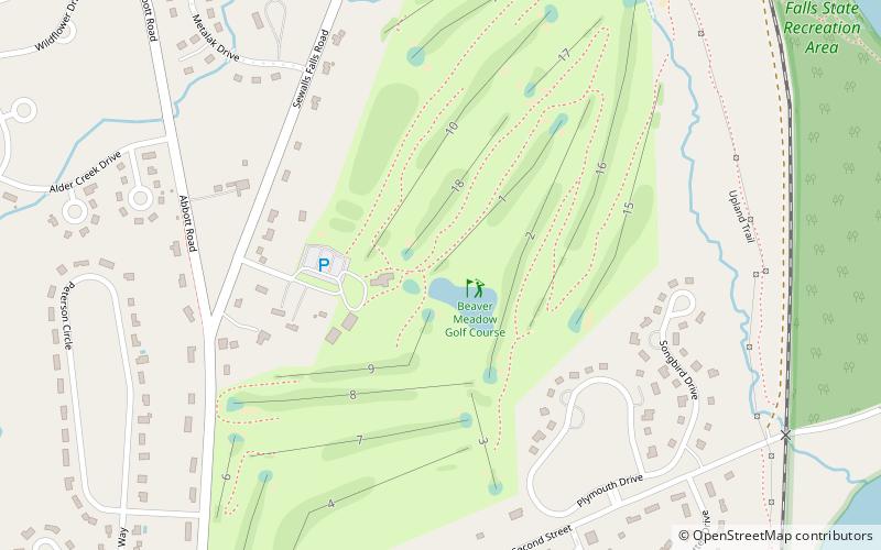 Beaver Meadow Golf Course location map