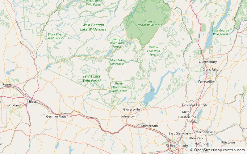 rock lake mountain silver lake wilderness area location map