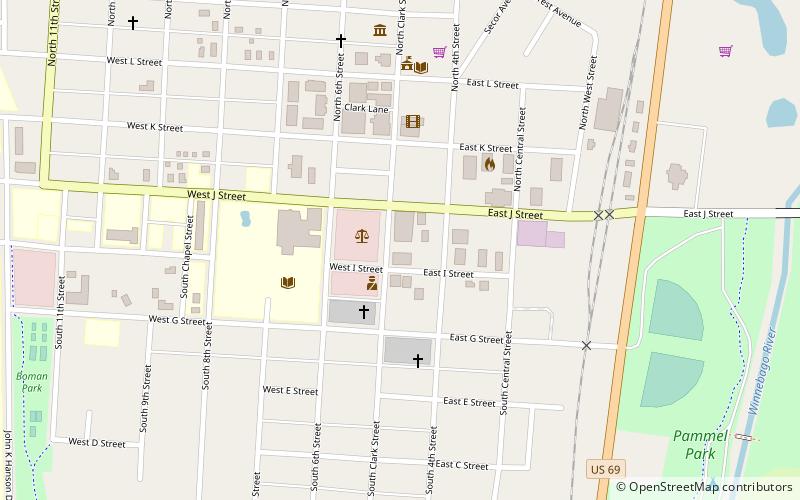 Forest City Public Library location map