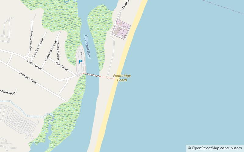 footbridge beach ogunquit location map
