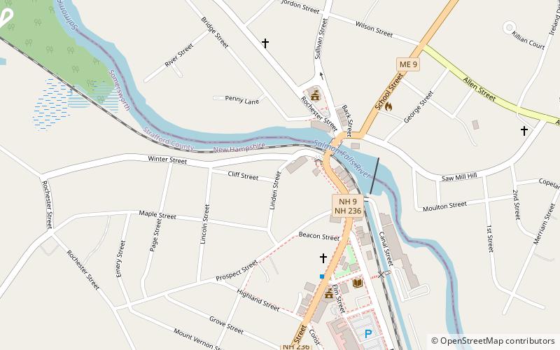 Queensbury Mill location map