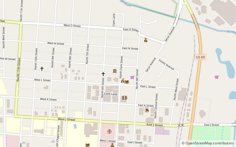 Charles J. Thompson House location map