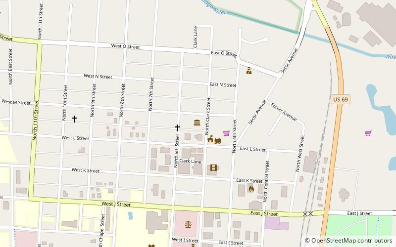 Mansion Museum location map