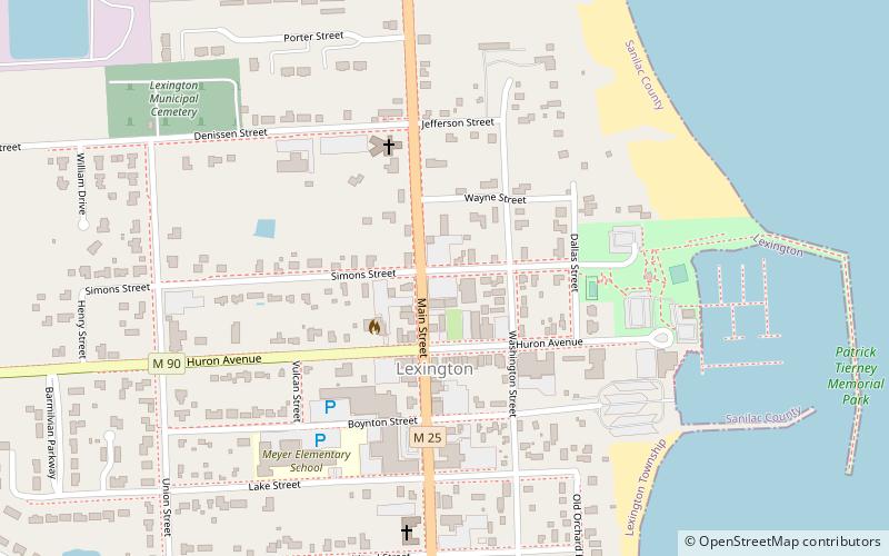 Charles H. Moore–Albert E. Sleeper House location map
