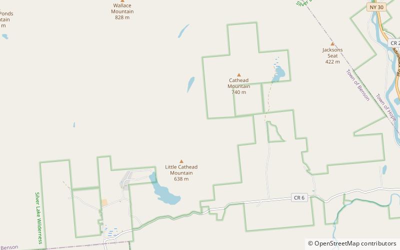 fall lake silver lake wilderness area location map