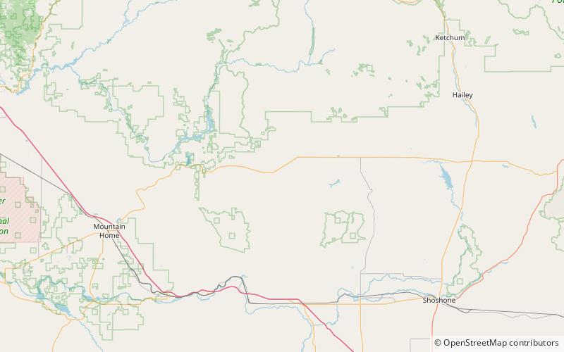 Camas Prairie Centennial Marsh Wildlife Management Area location map