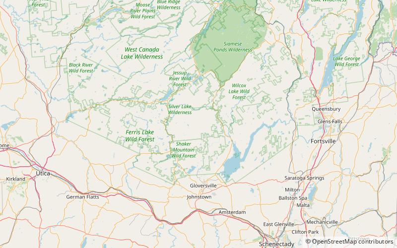 Three Ponds Mountain location map