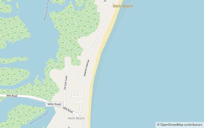 wells beach location map