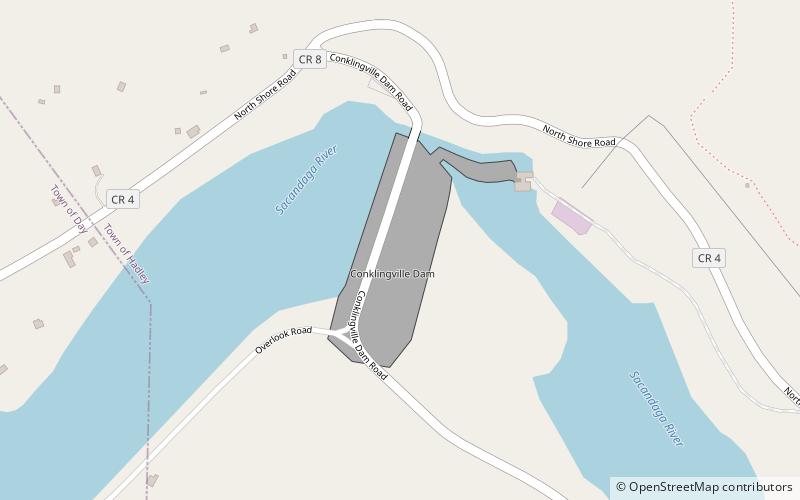 Conklingville Dam location map