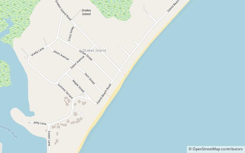 drakes island beach wells location map