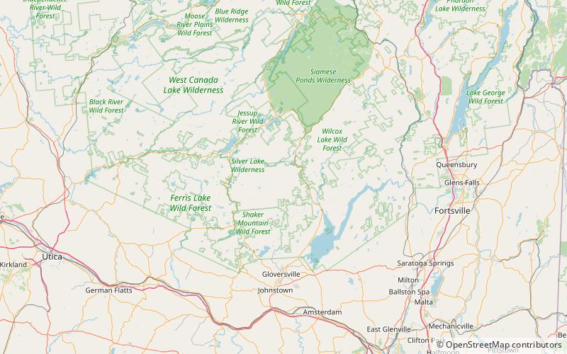 otter lake silver lake wilderness area location map