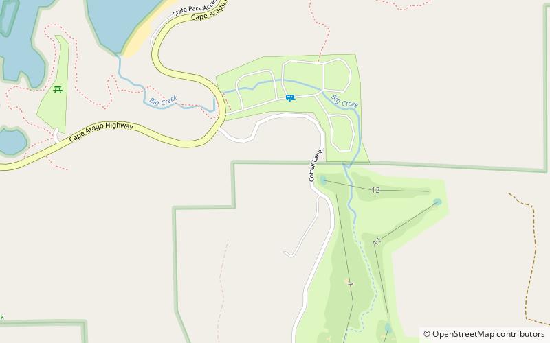 Sunset Bay Golf Course location map