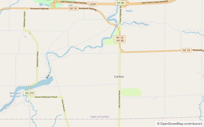 Carlton location map