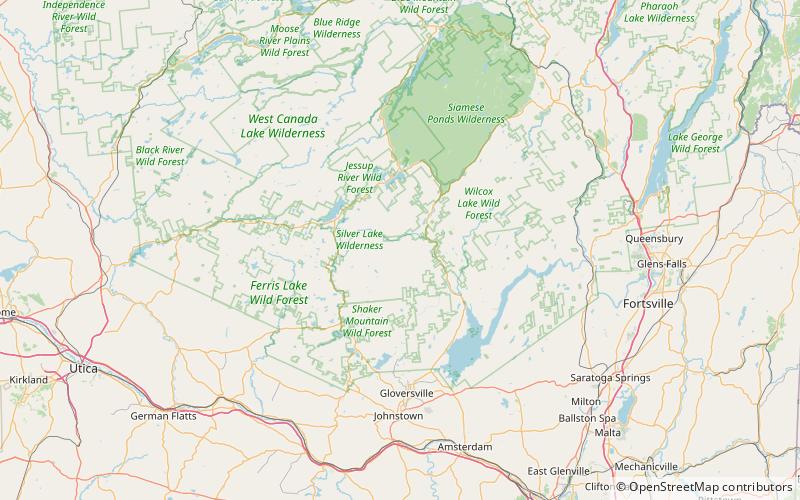 vly mountain silver lake wilderness area location map