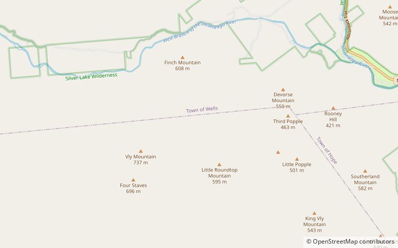 Sampson Lake location map