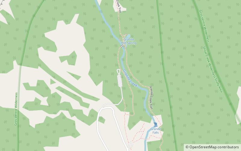 granite hot springs foret nationale de bridger teton location map