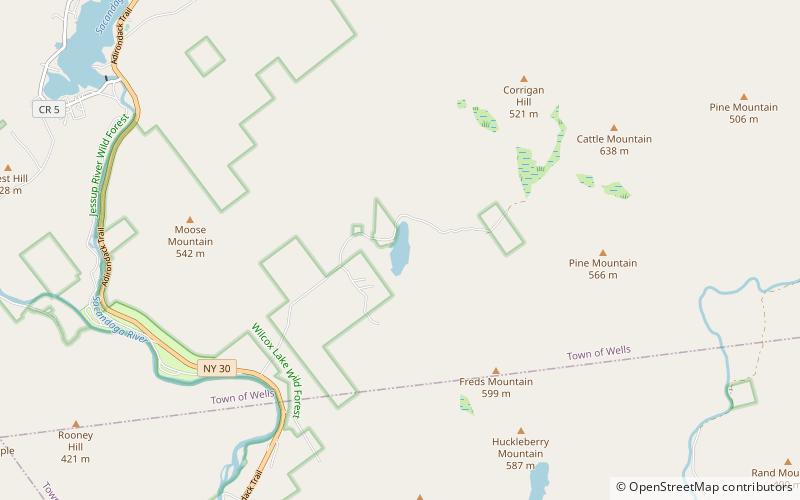 willis lake location map