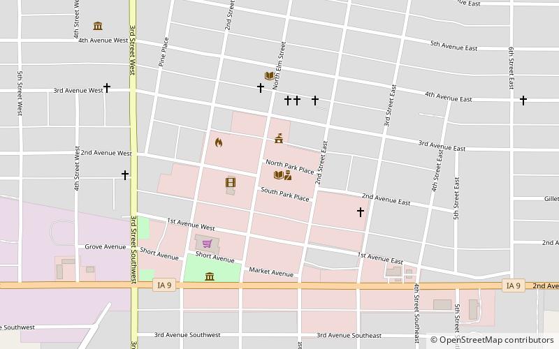 Howard County Courthouse location map