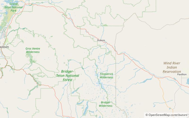 shale mountain fitzpatrick wilderness location map