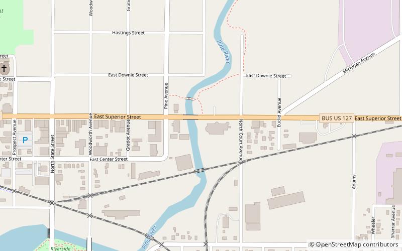 Alma Public Library location map