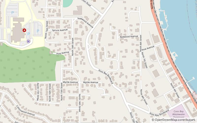 seelig byler house coos bay location map