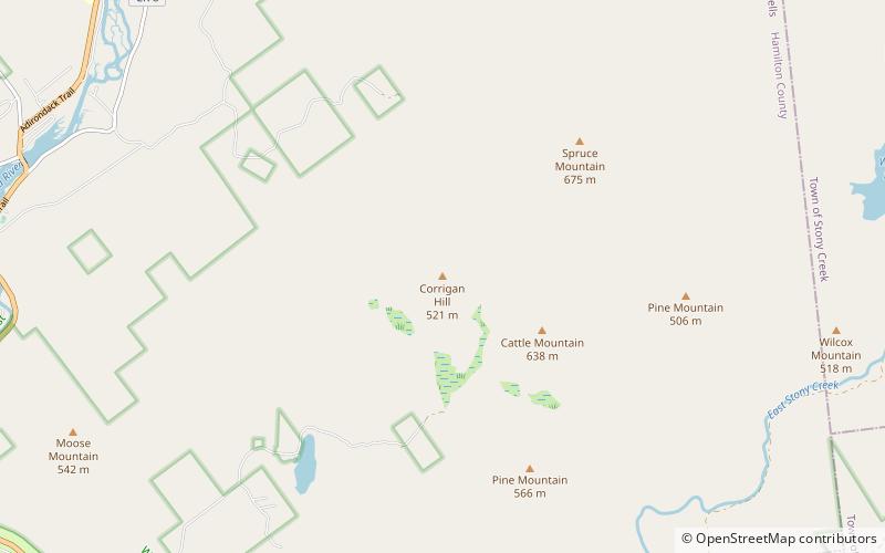 corrigan hill location map