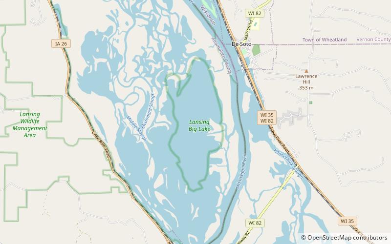 Big Lake location map