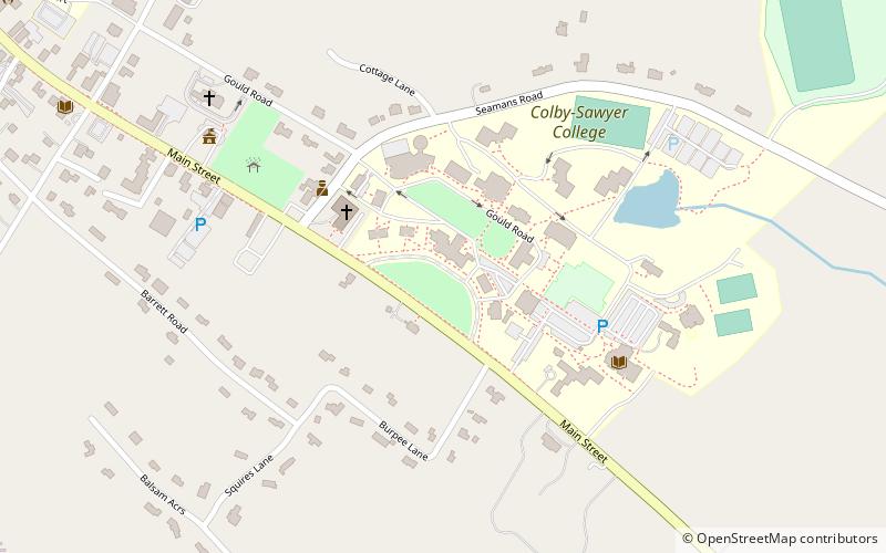 Colby-Sawyer College location map