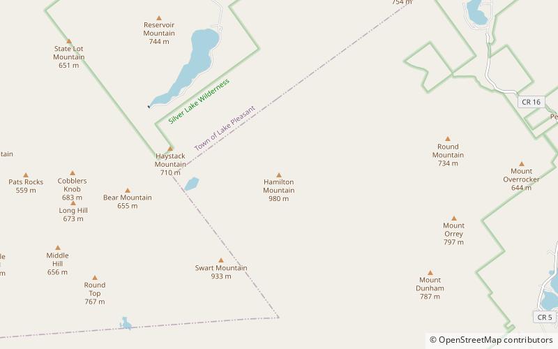 Hamilton Mountain location map