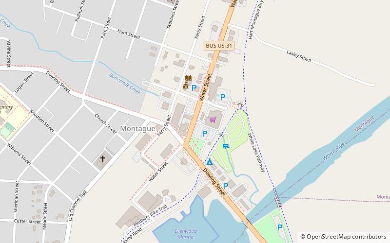 montague location map