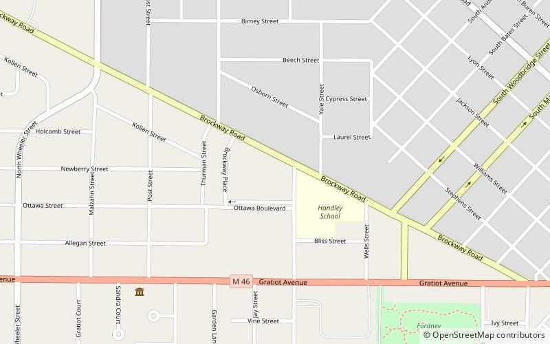 Abel Brockway House location map