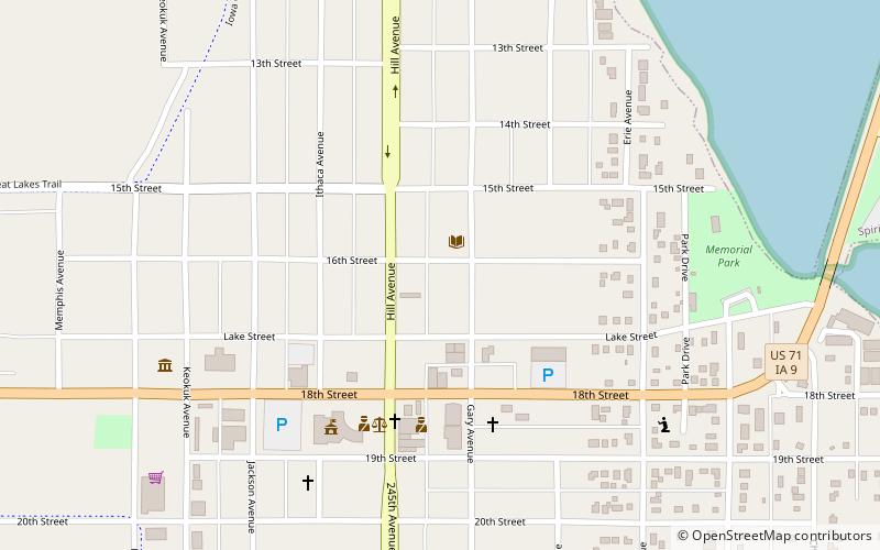 Art on 16th location map