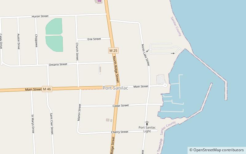 Port Sanilac Masonic and Town Hall location map