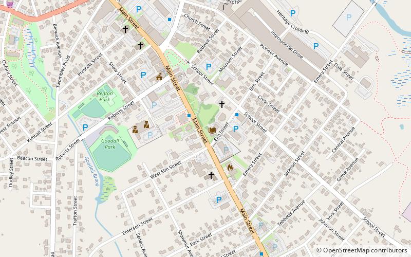 Louis B. Goodall Memorial Library location map