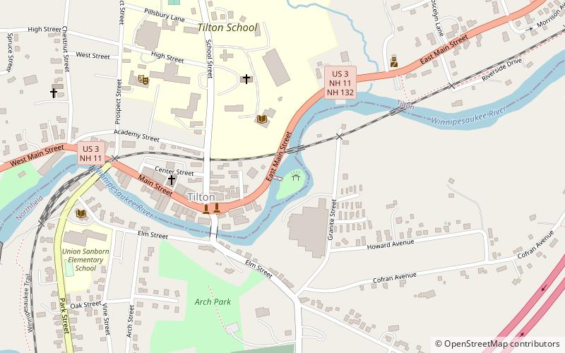 Tilton Island Park Bridge location map