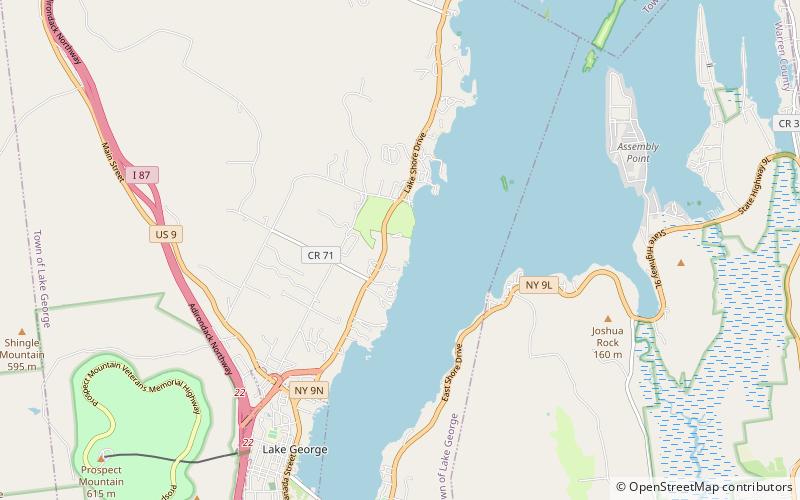 royal c peabody estate lake george location map