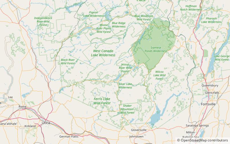 Little Safford Lake location map