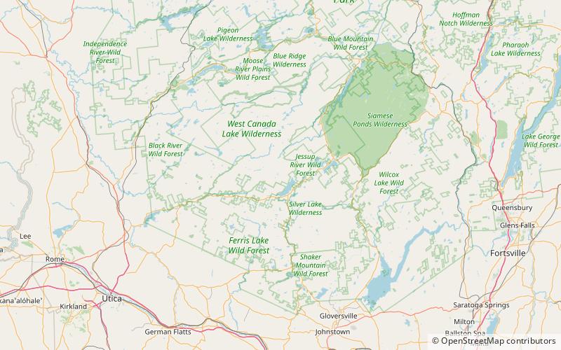 little safford lake west canada lake wilderness area location map