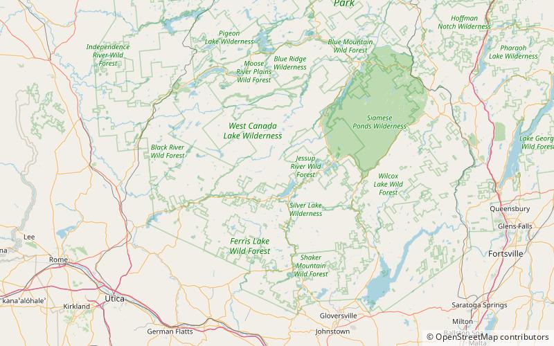 independence lake west canada lake wilderness area location map