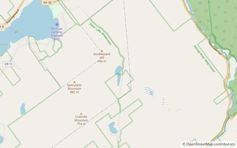 Gilman Lake location map