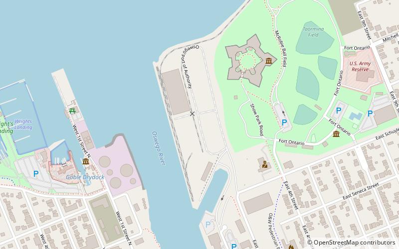 Port of Oswego location map