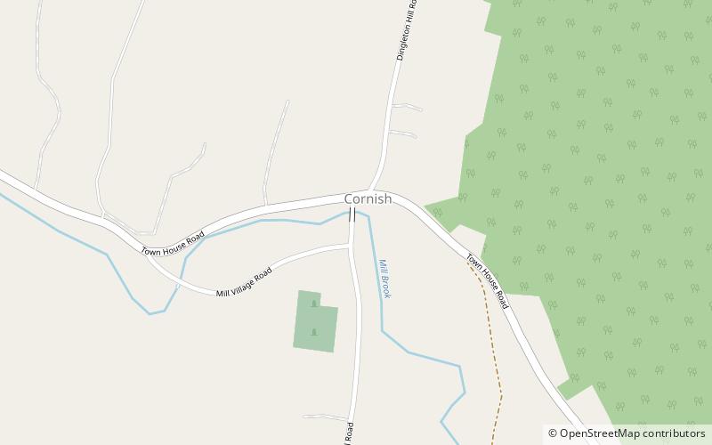 Dingleton Hill Covered Bridge location map