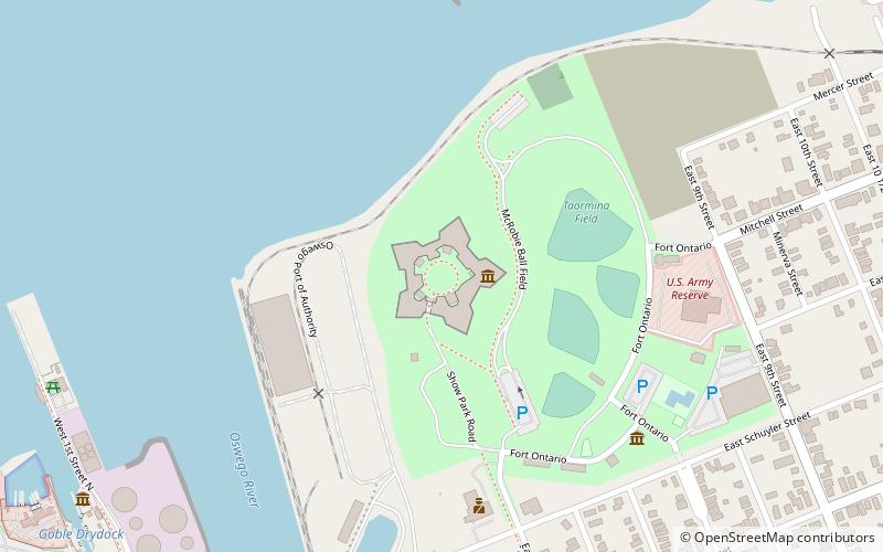 Fort Ontario location map