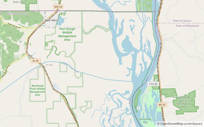 Duck Lake location map