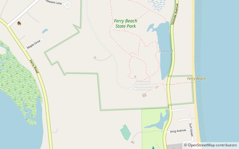 Park Stanowy Ferry Beach location map