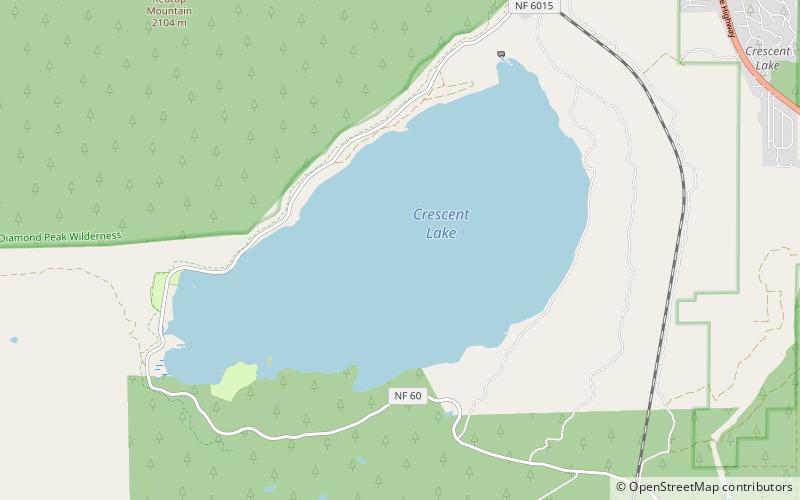 Lac Crescent location map