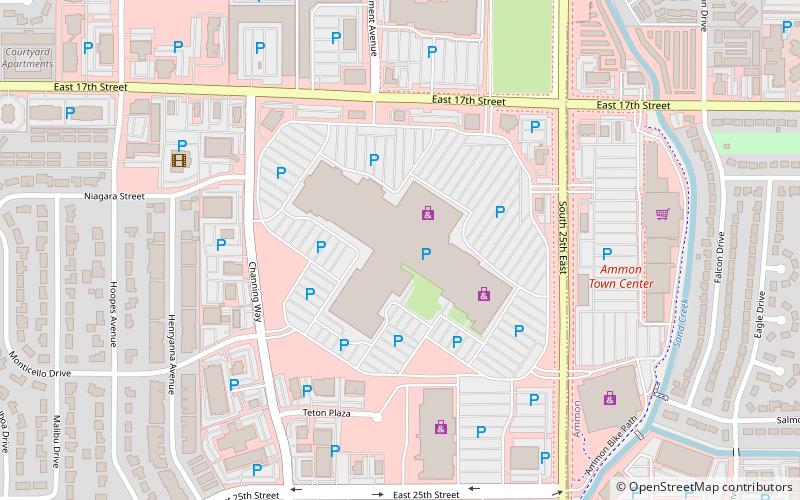 Grand Teton Mall location map
