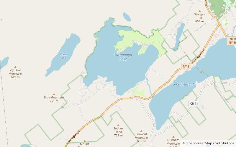 Upper Browns Tract Pond location map