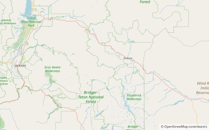 Union Pass location map