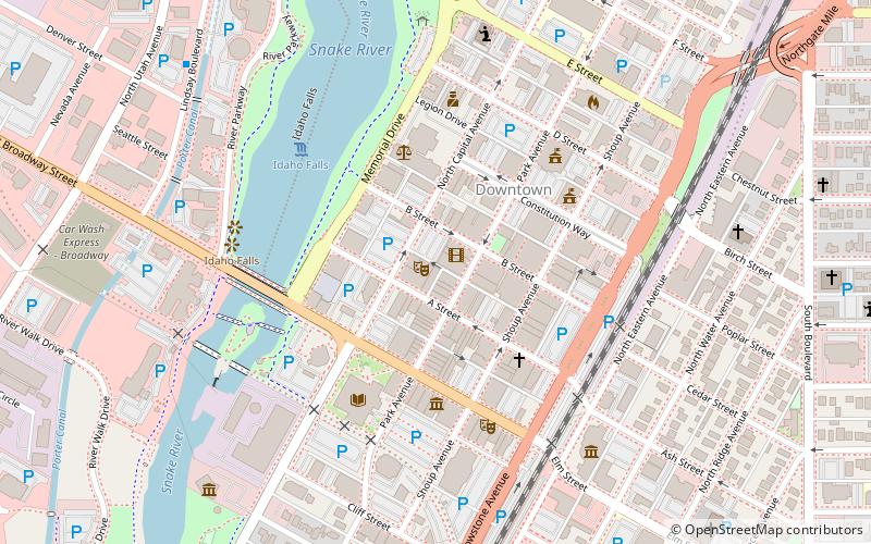 Colonial Theater location map